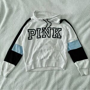 Victoria’s Secret Pink White Colorblock Sweater size XS